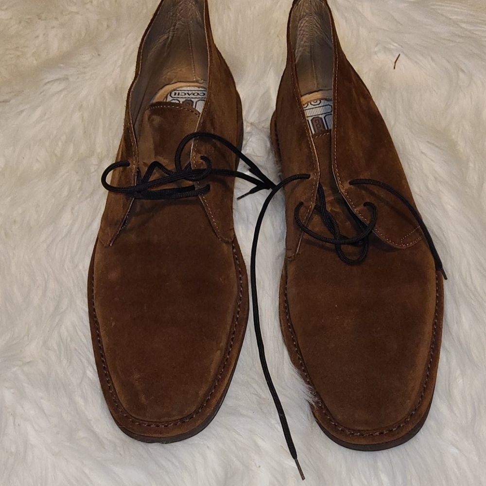 🔥🔥🔥 COACH CHUKKA BOOTS MADE IN ITALY 🔥🔥🔥